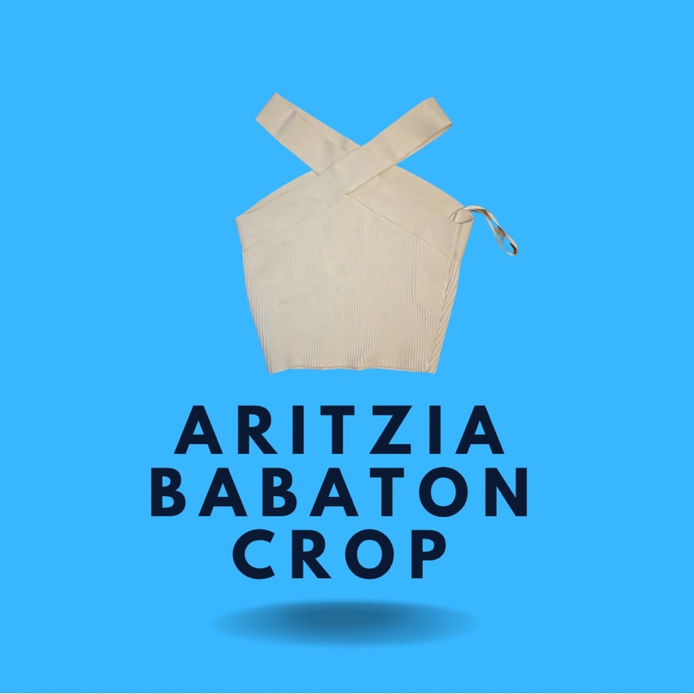 Aritzia Babaton Criss Cross Top
